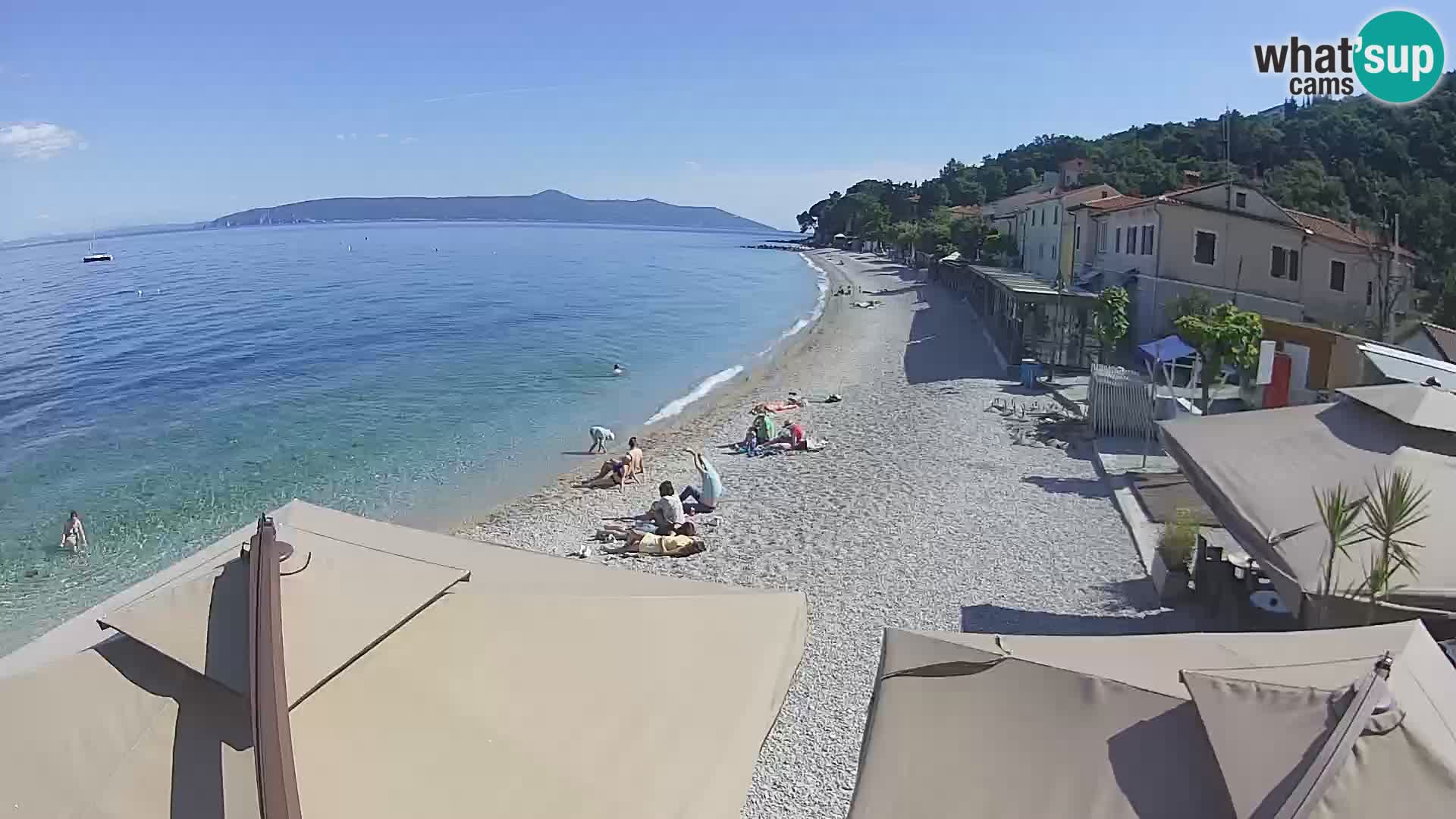 Kamera v živo Mošćenička Draga – plaža