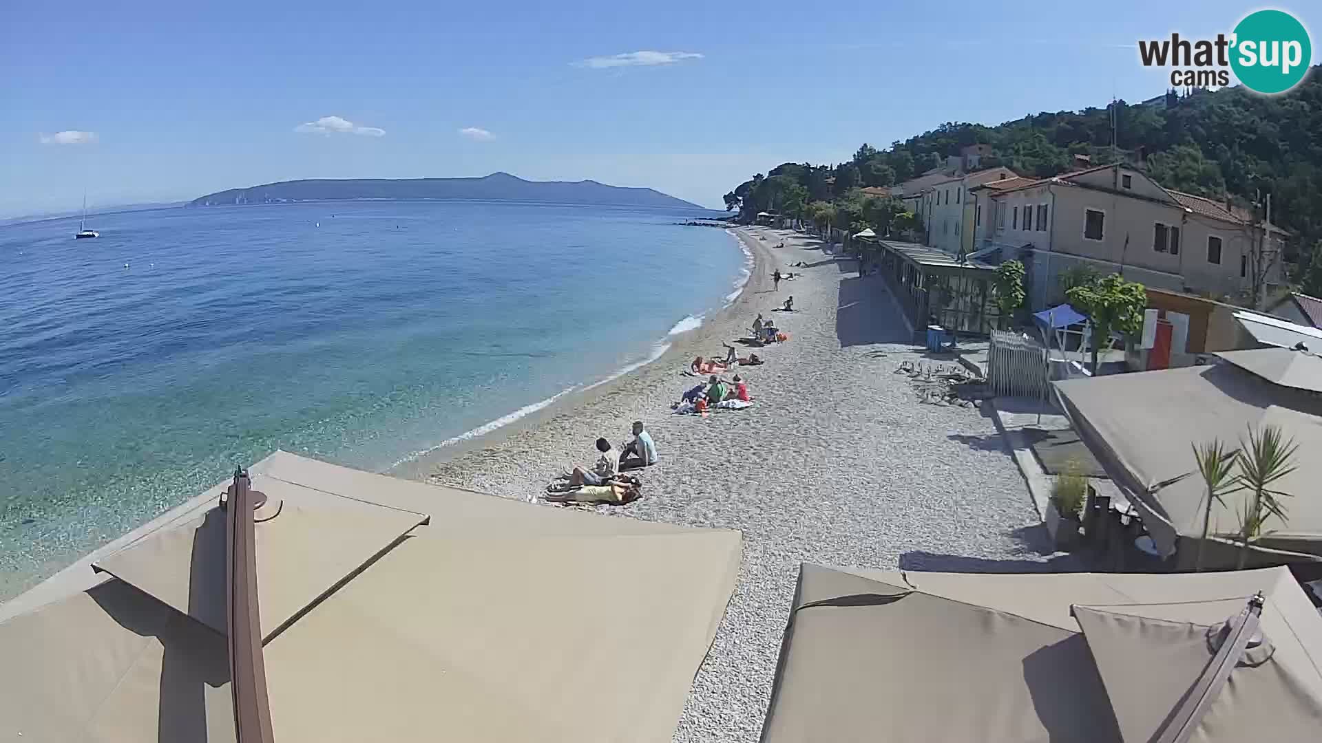 Live Cam Mošćenička Draga – plage