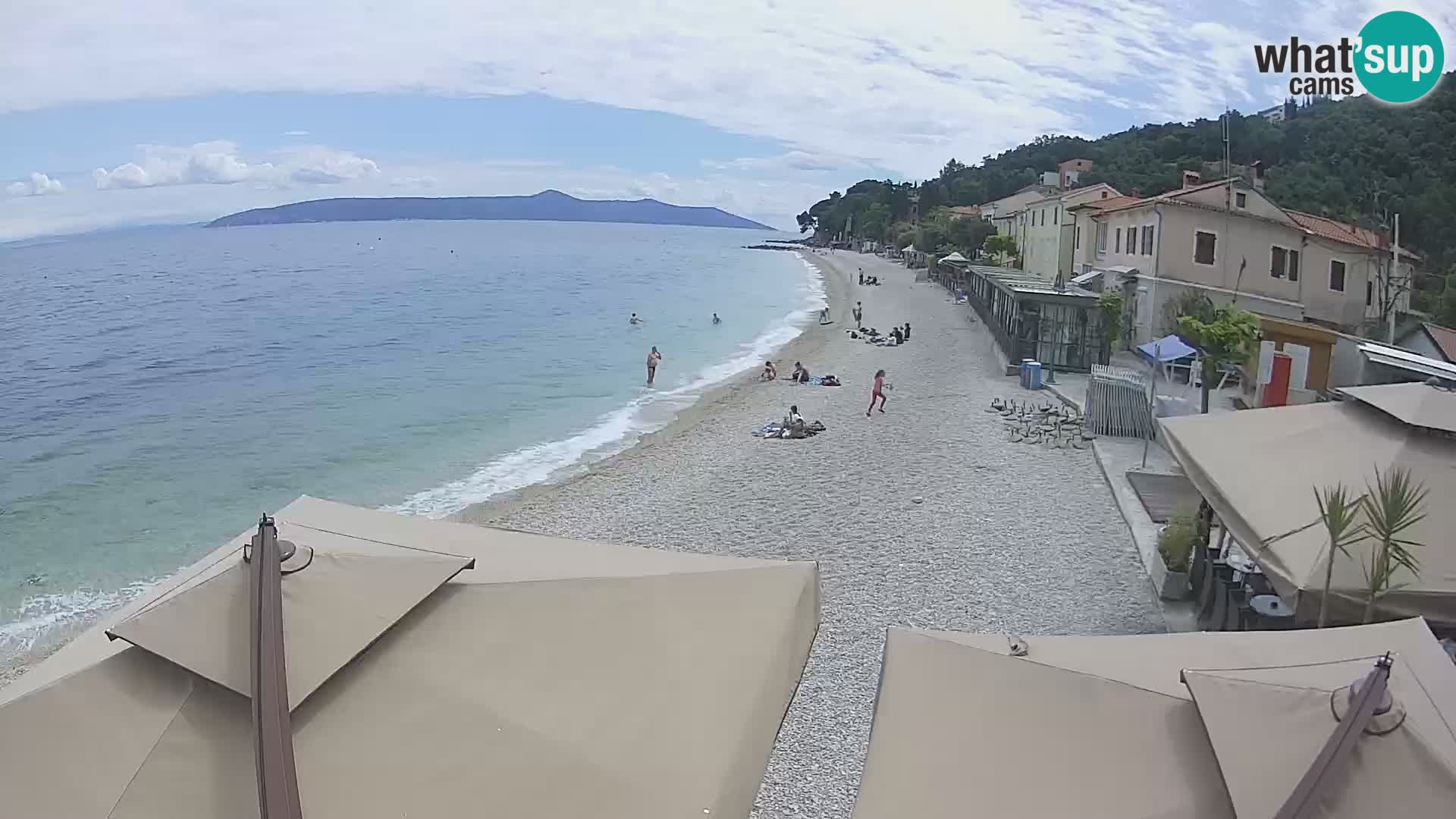 Kamera v živo Mošćenička Draga – plaža
