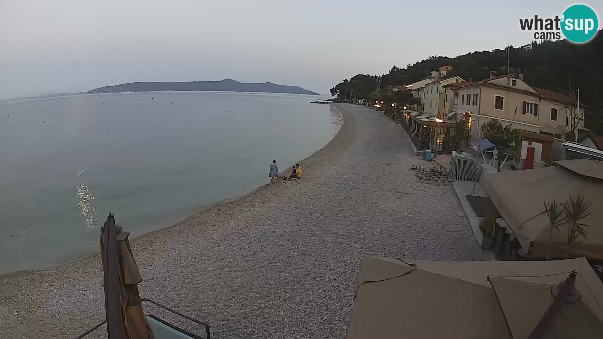 Livecam Draga di Moschiena – spiaggia