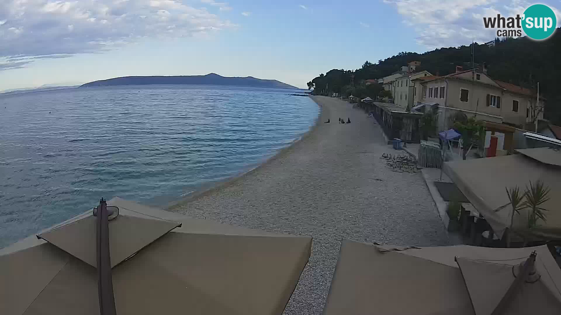 Mošćenička Draga webcam beach