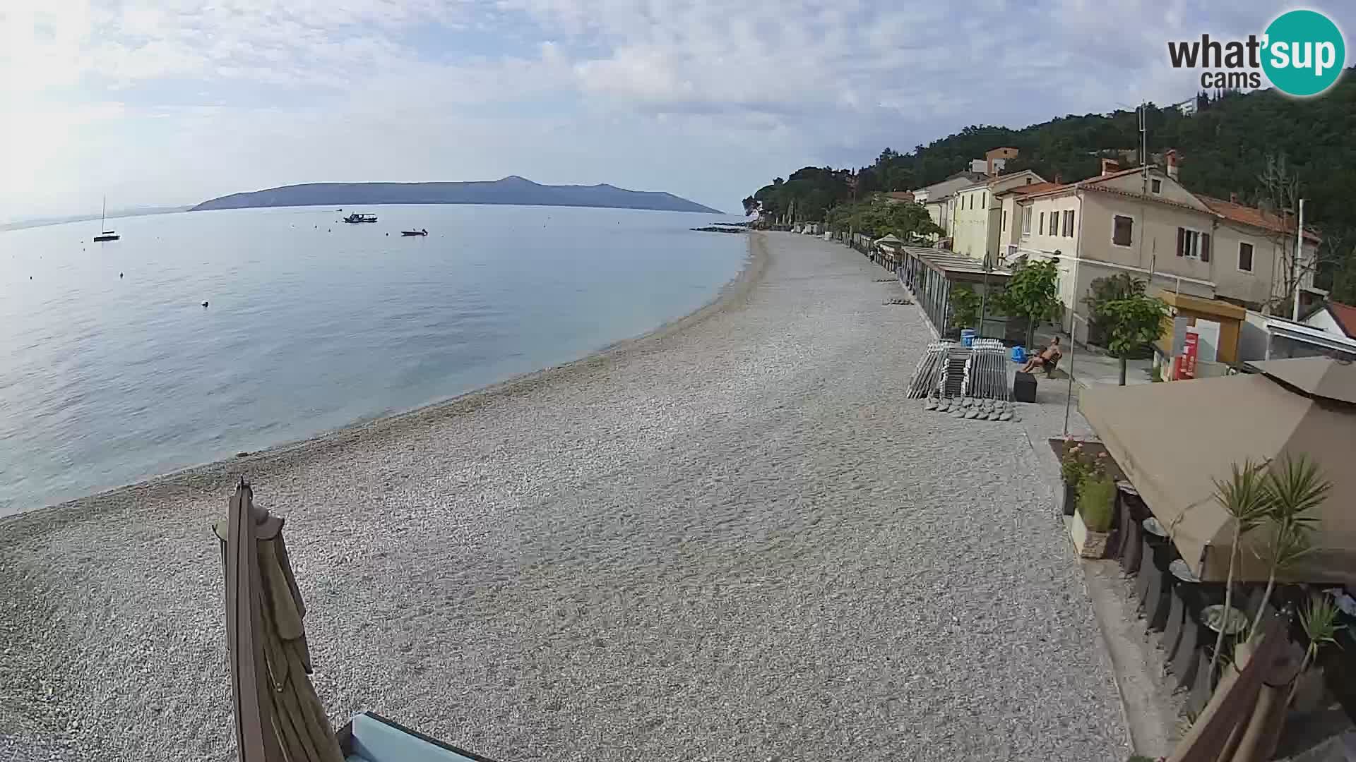 Web kamera Mošćenička Draga – plaža