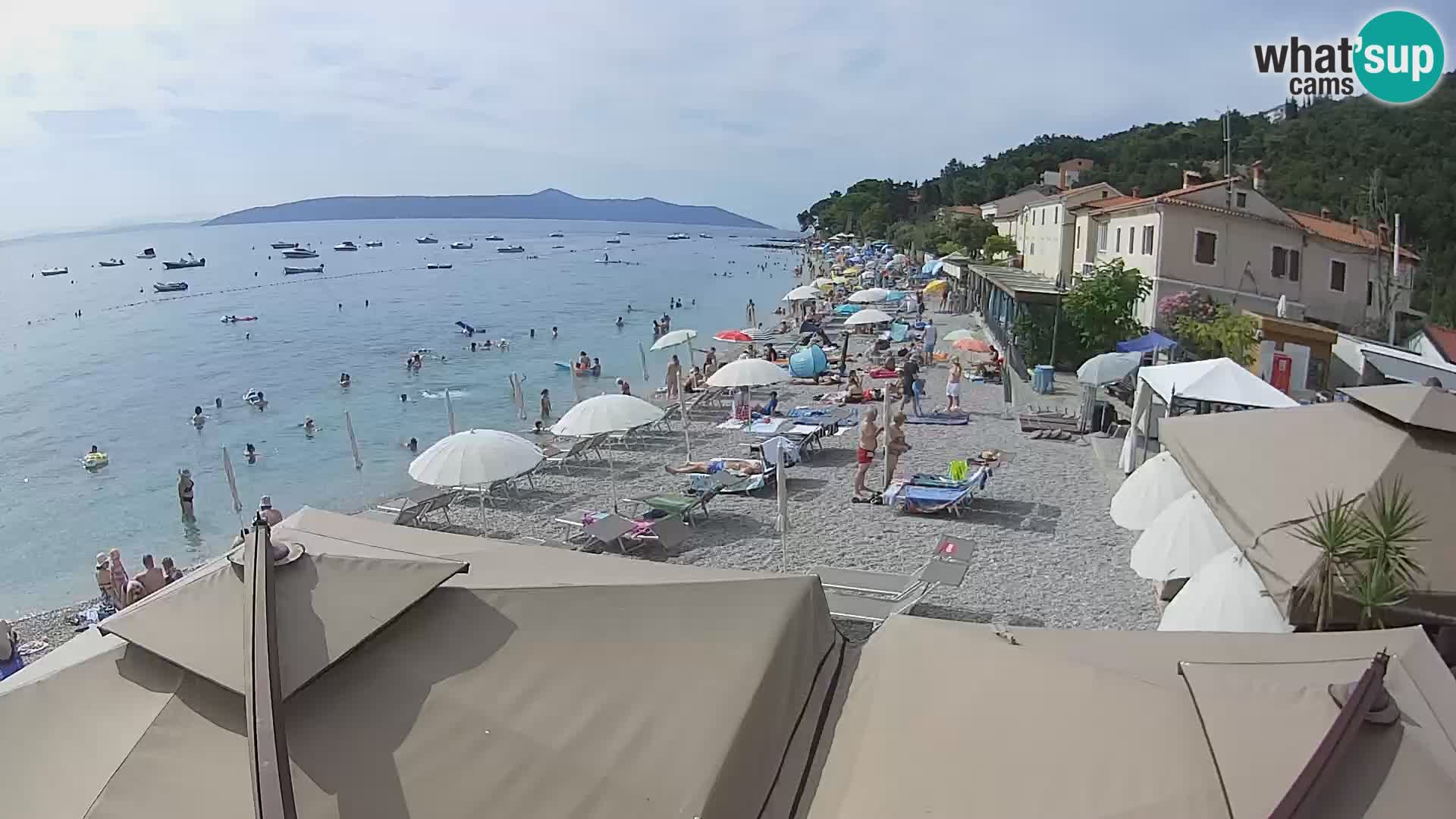 Kamera v živo Mošćenička Draga – plaža