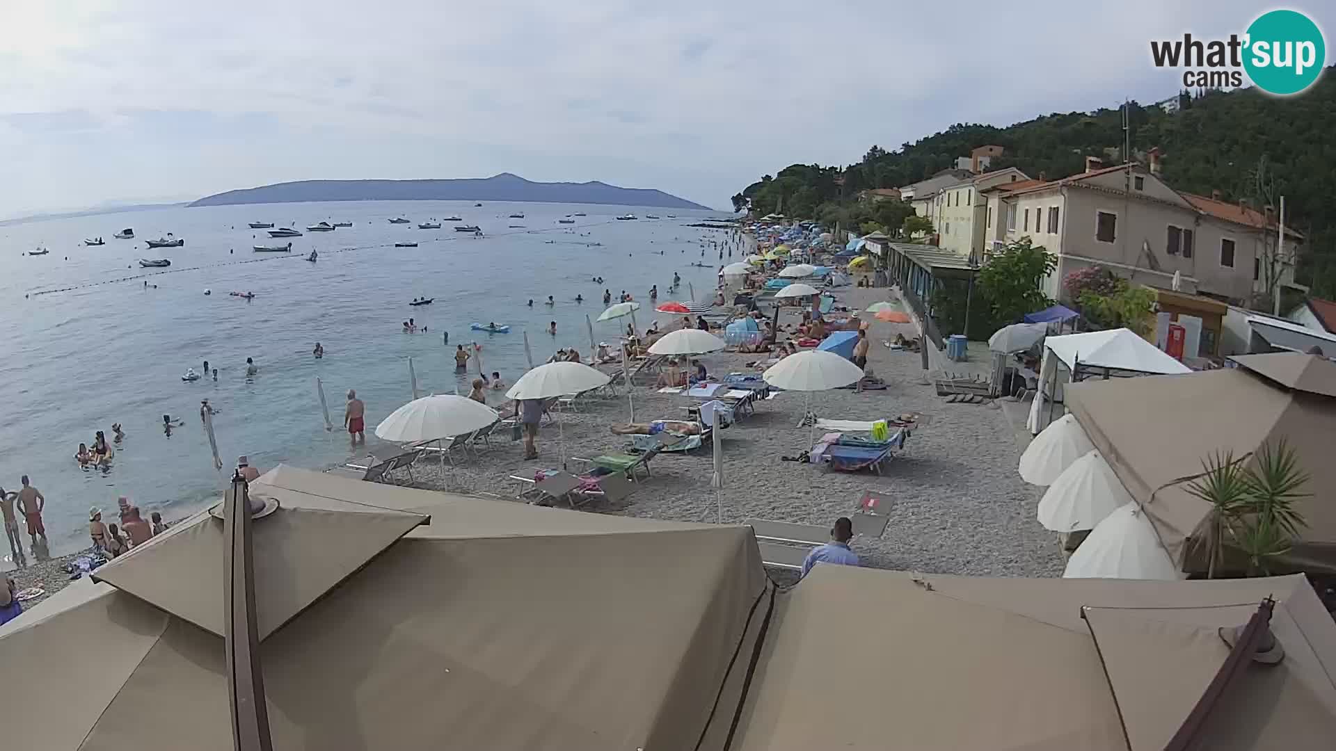 Livecam Draga di Moschiena – spiaggia