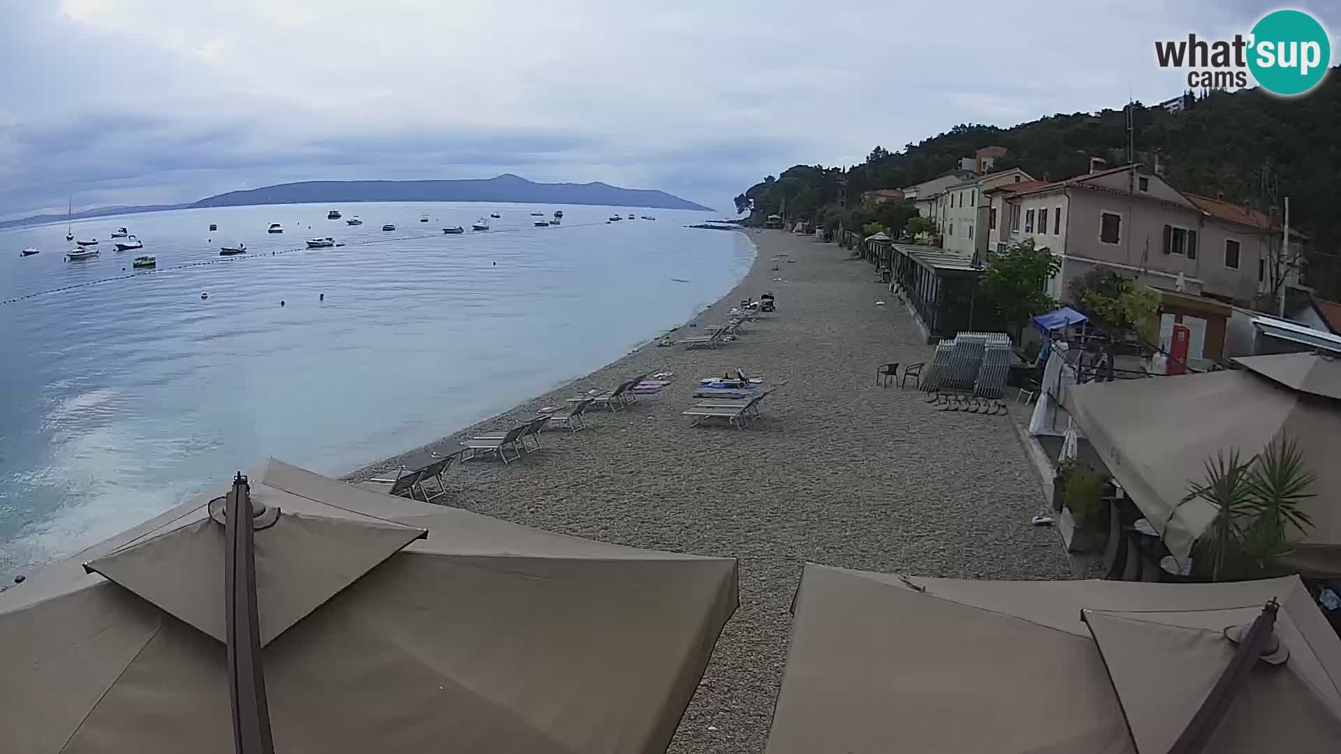 Web kamera Mošćenička Draga – plaža