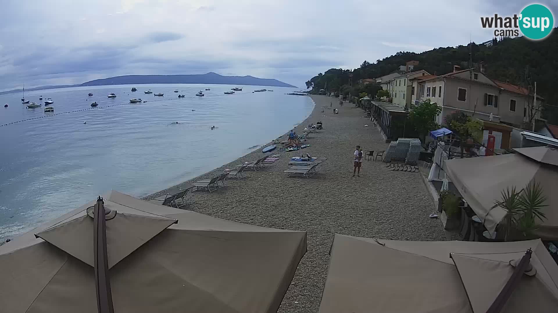 Livecam Draga di Moschiena – spiaggia