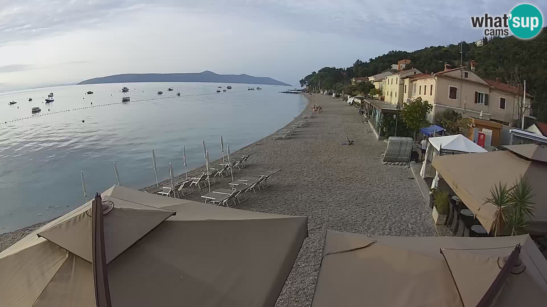 Livecam Draga di Moschiena – spiaggia