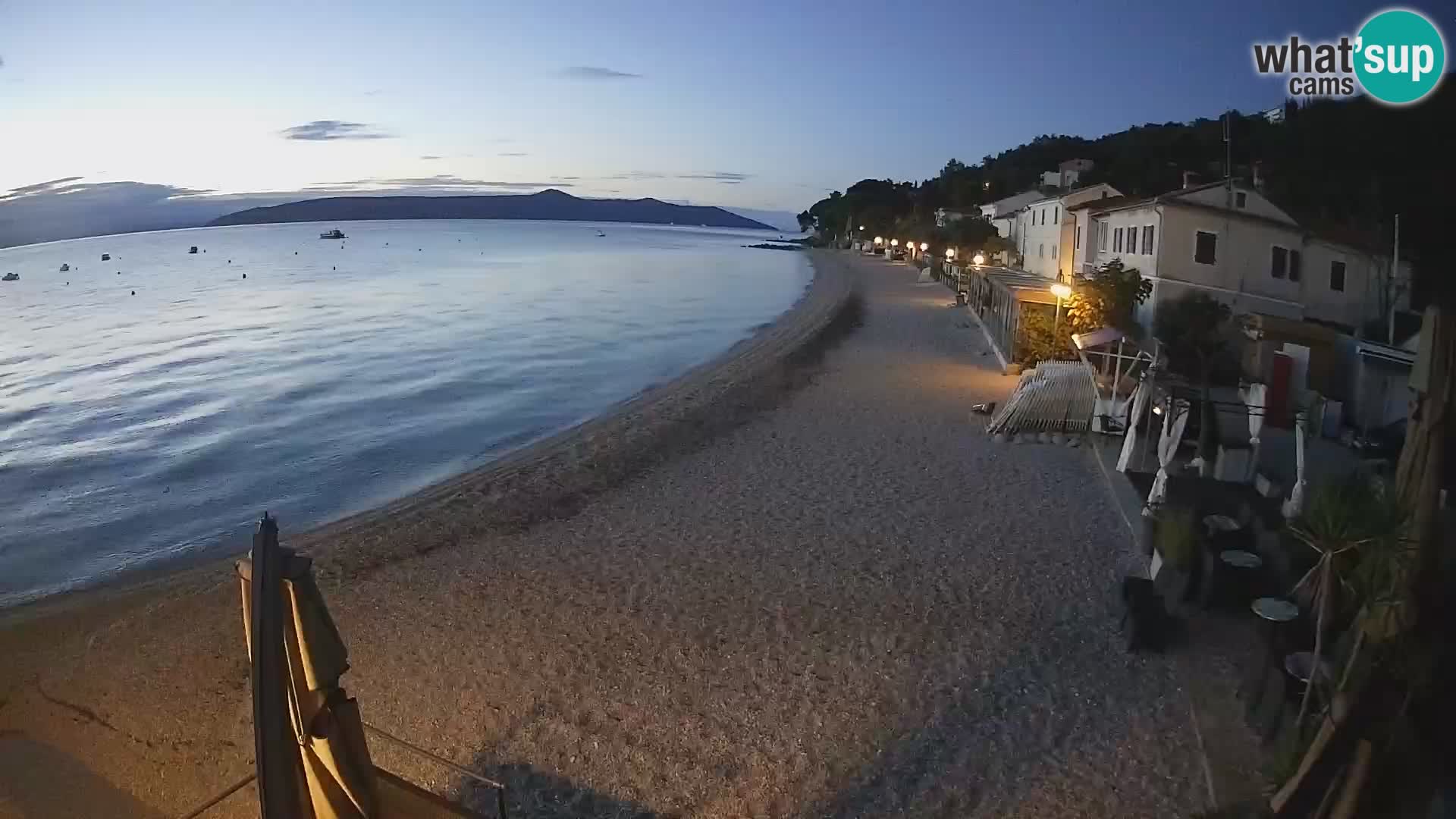 Mošćenička Draga webcam beach