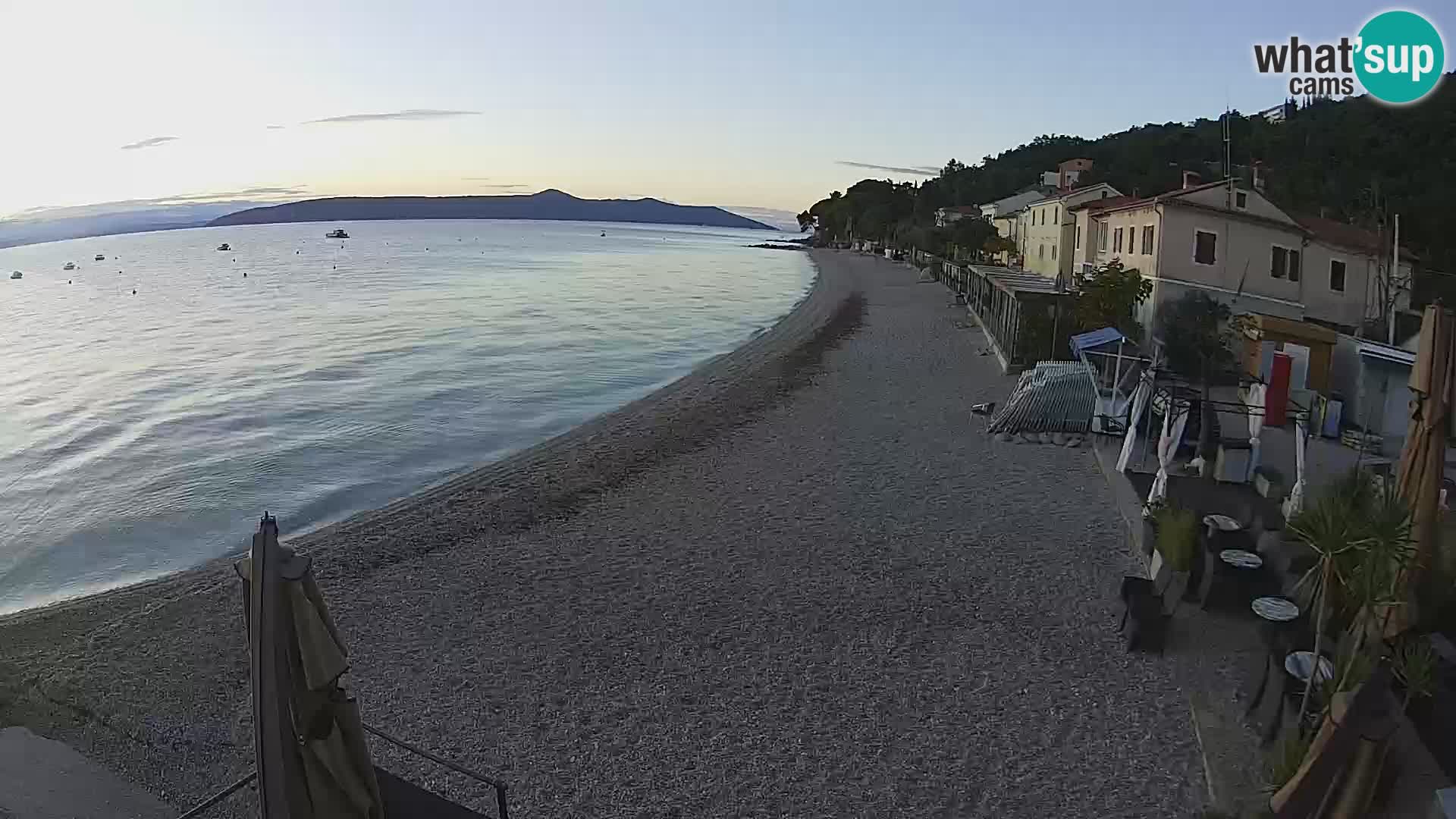 Livecam Draga di Moschiena – spiaggia