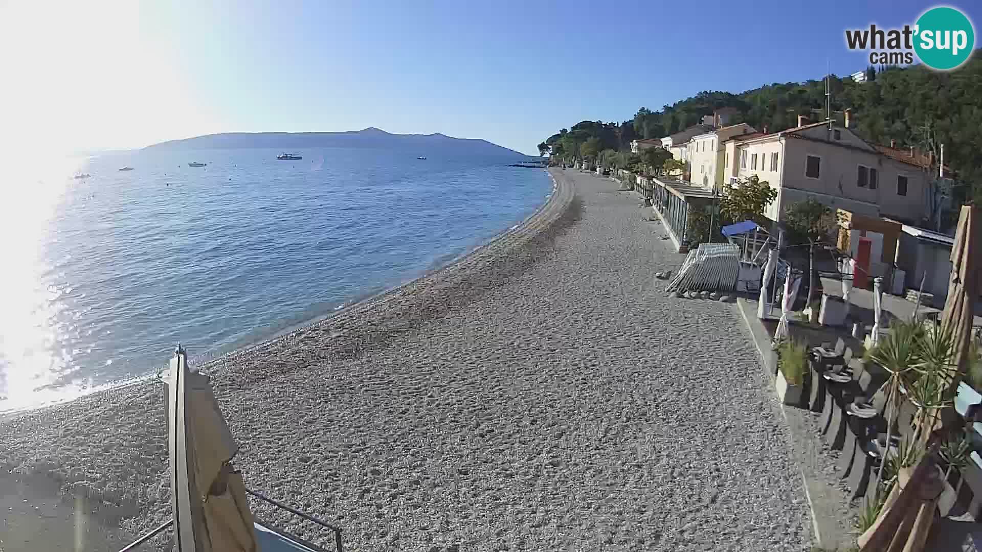 Web kamera Mošćenička Draga – plaža