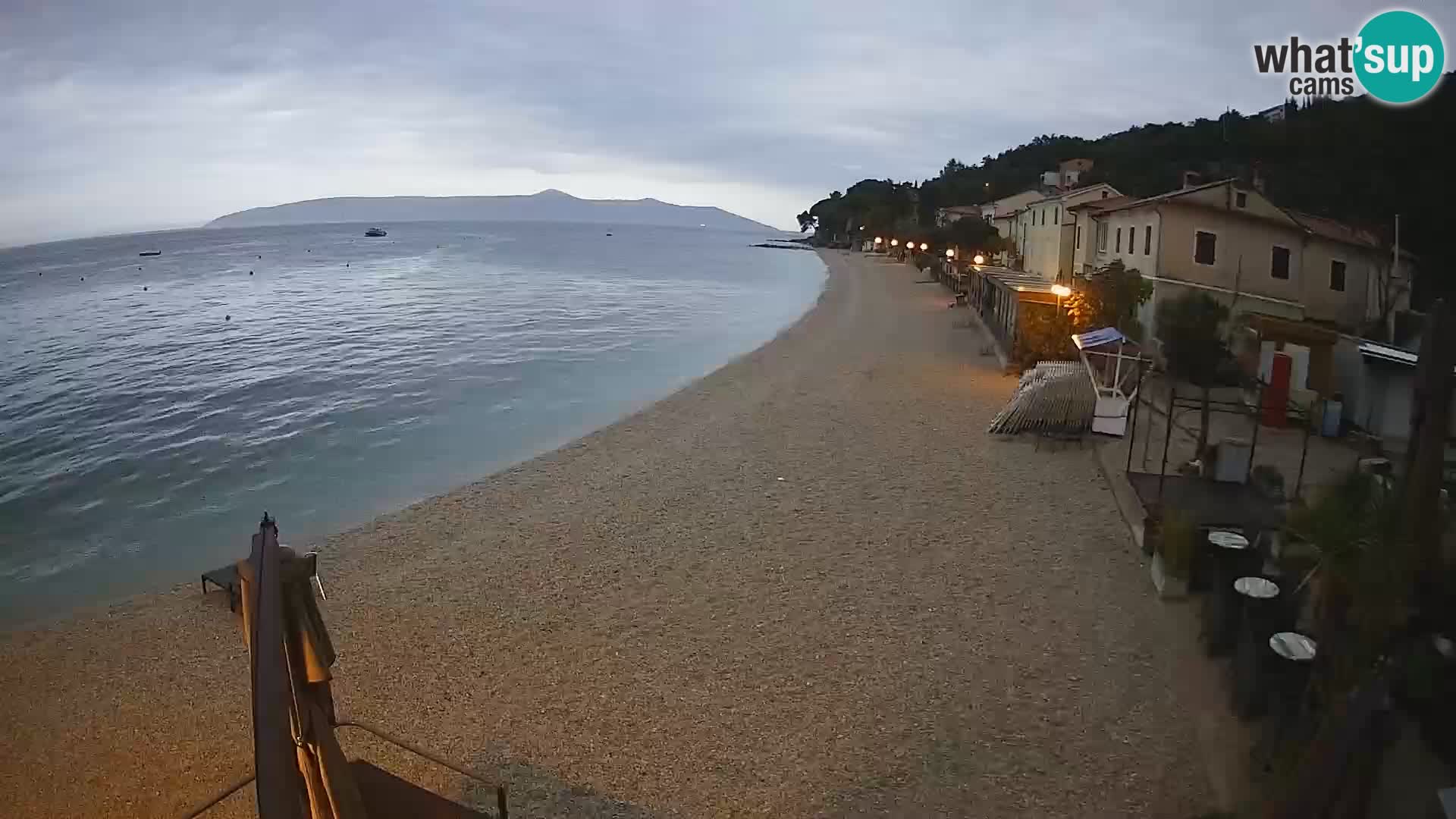 Webcam Mošćenička Draga – Strand