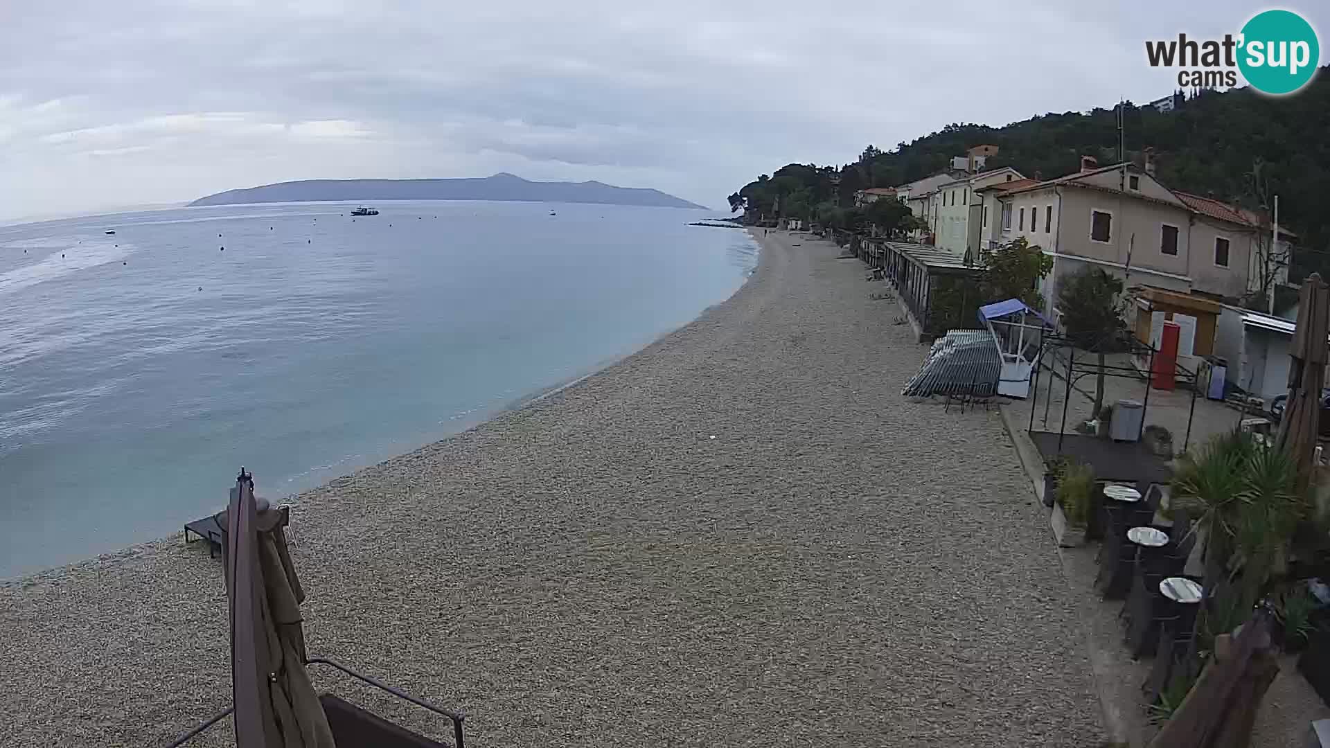 Livecam Draga di Moschiena – spiaggia