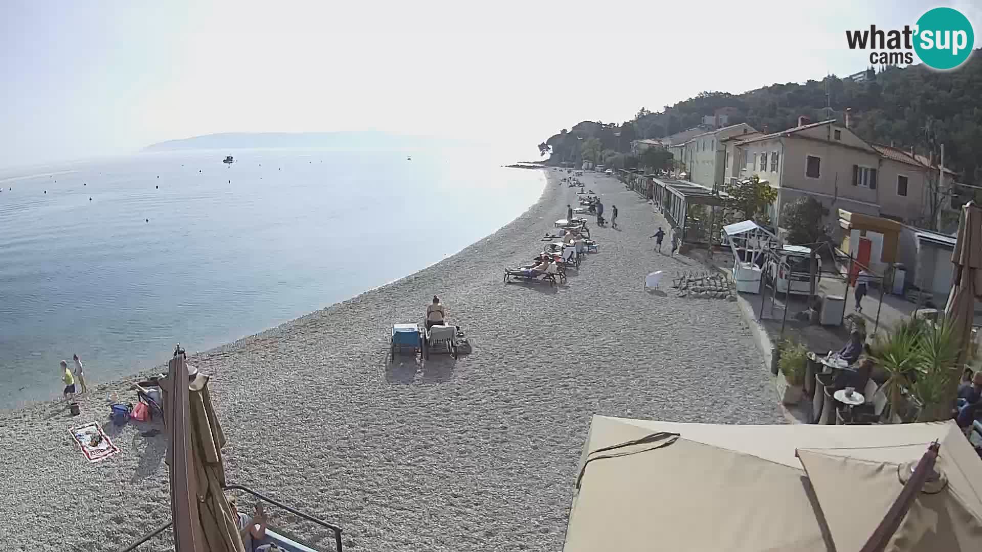 Livecam Draga di Moschiena – spiaggia