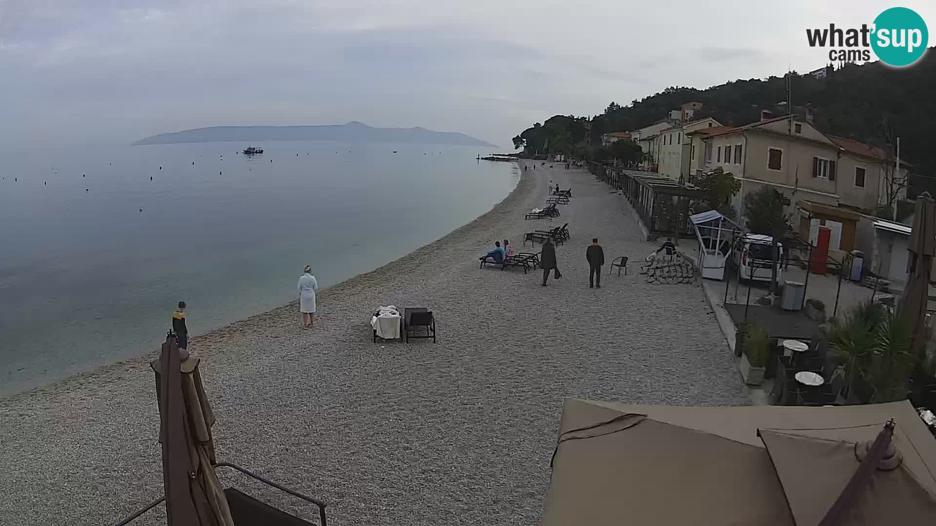 Web kamera Mošćenička Draga – plaža