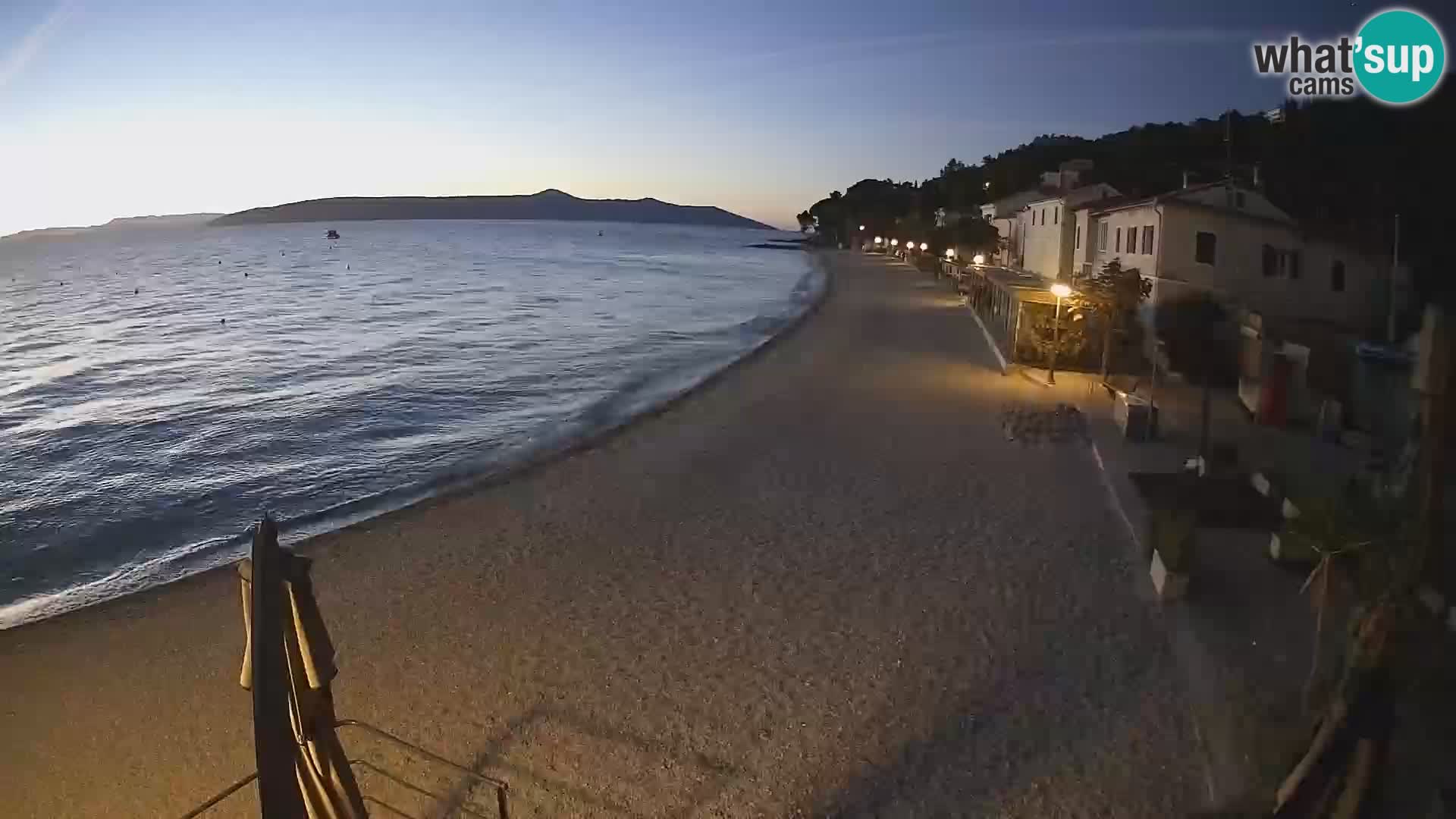 Webcam Mošćenička Draga – Strand