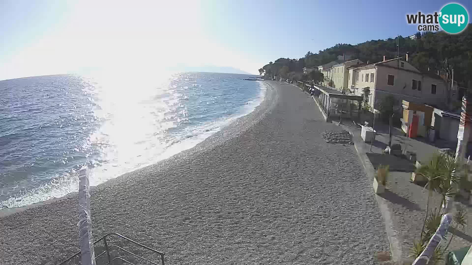 Livecam Draga di Moschiena – spiaggia