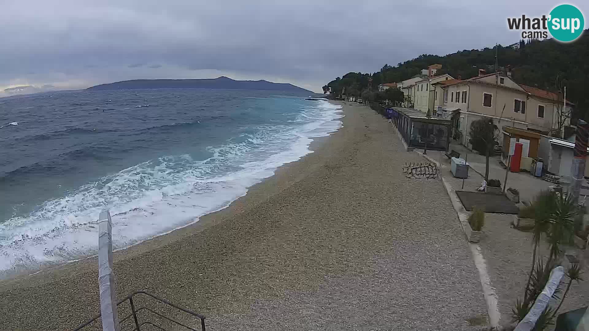 Webcam Mošćenička Draga – Strand