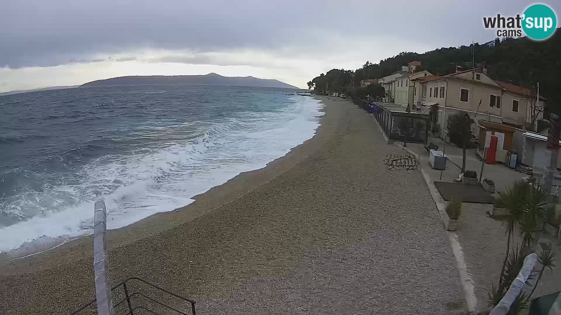 Livecam Draga di Moschiena – spiaggia