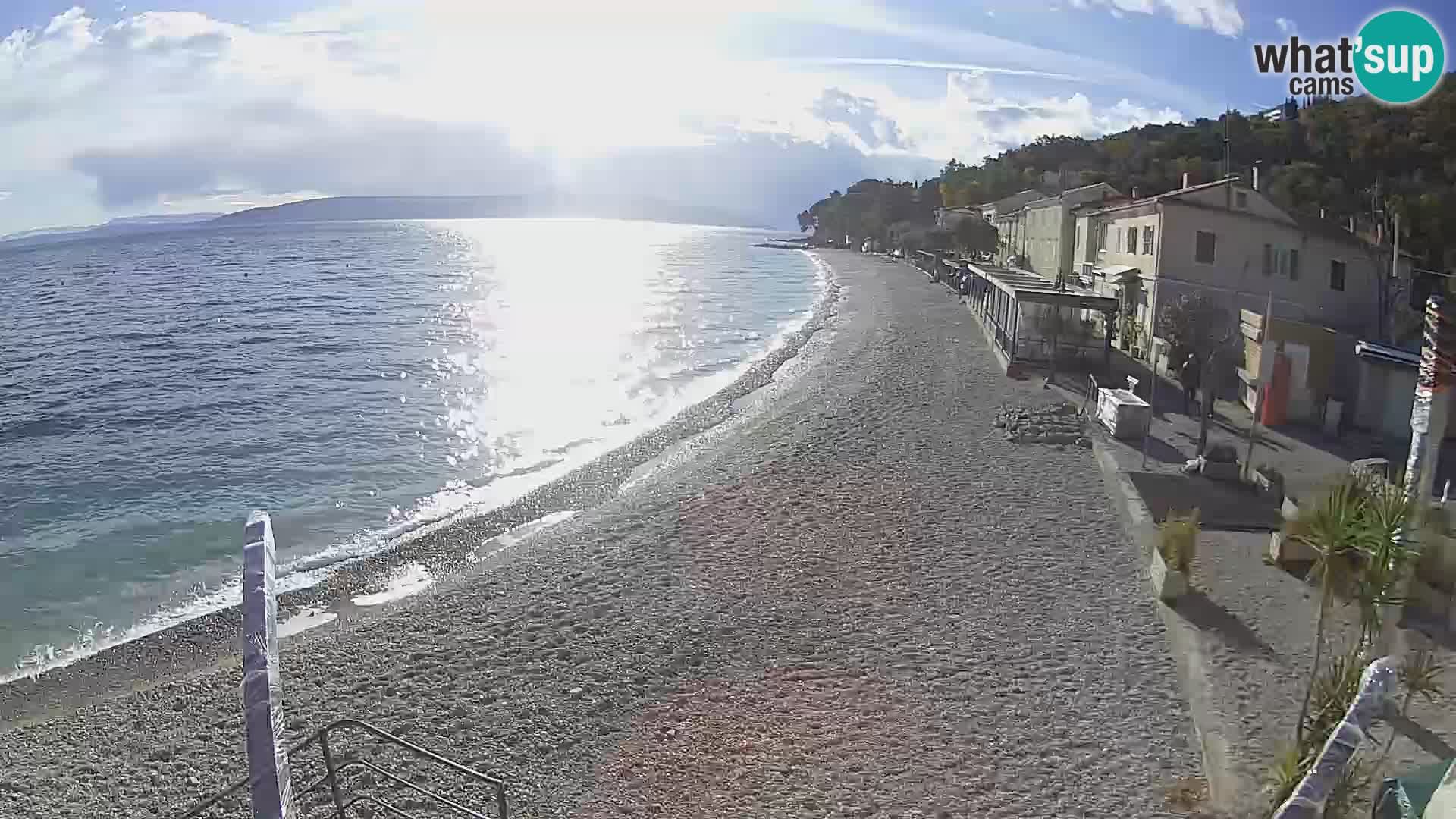 Livecam Draga di Moschiena – spiaggia