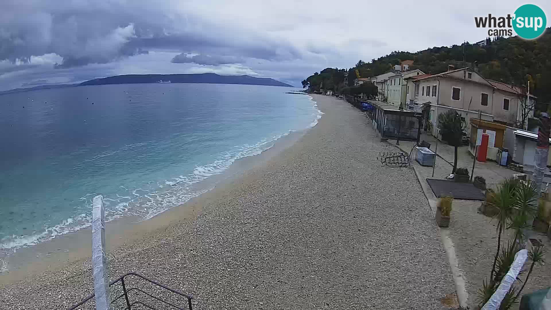 Webcam Mošćenička Draga – Strand