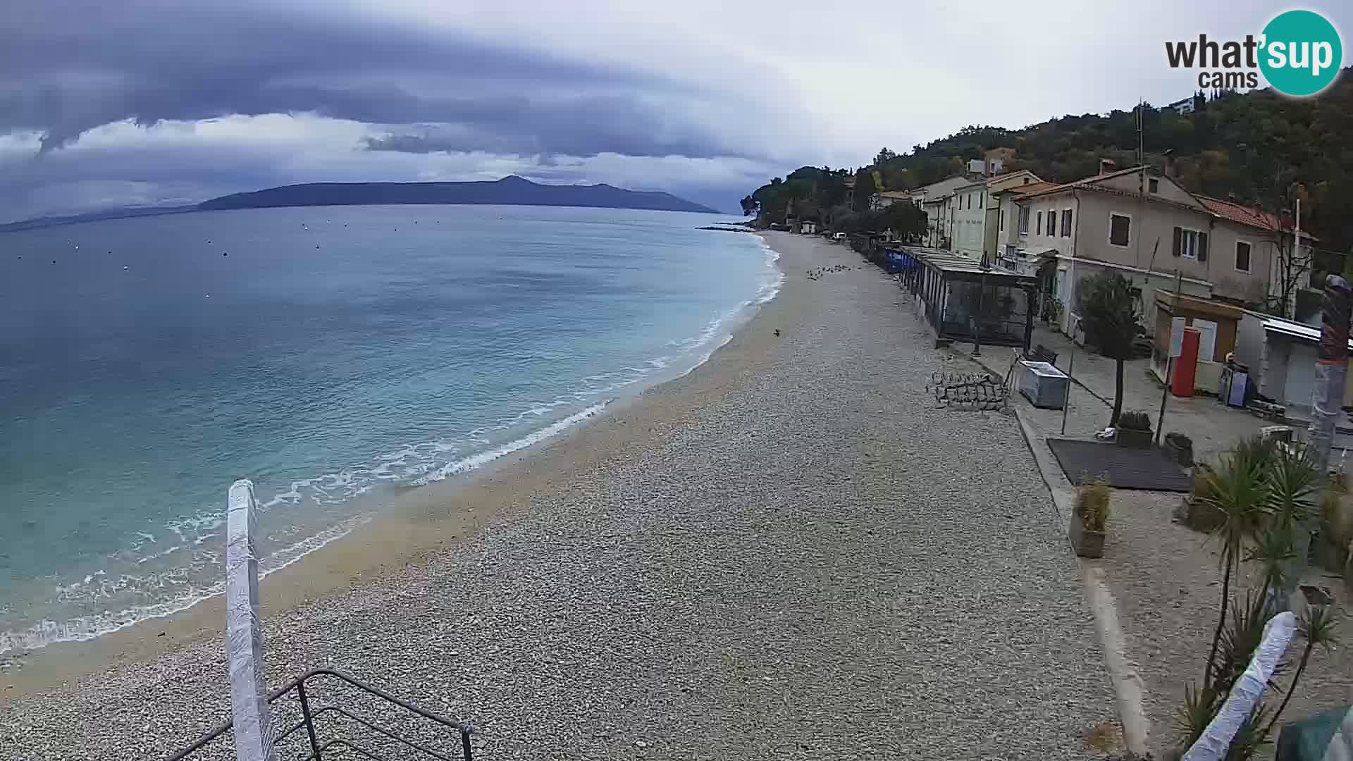 Webcam Mošćenička Draga – Strand