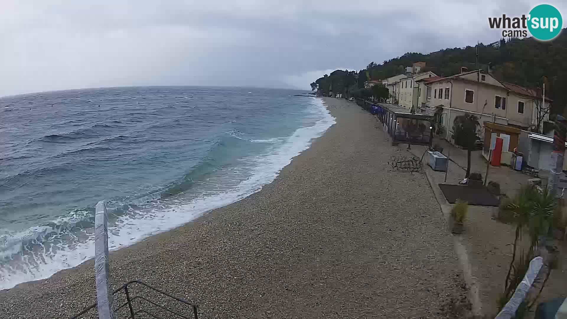 Webcam Mošćenička Draga – Strand