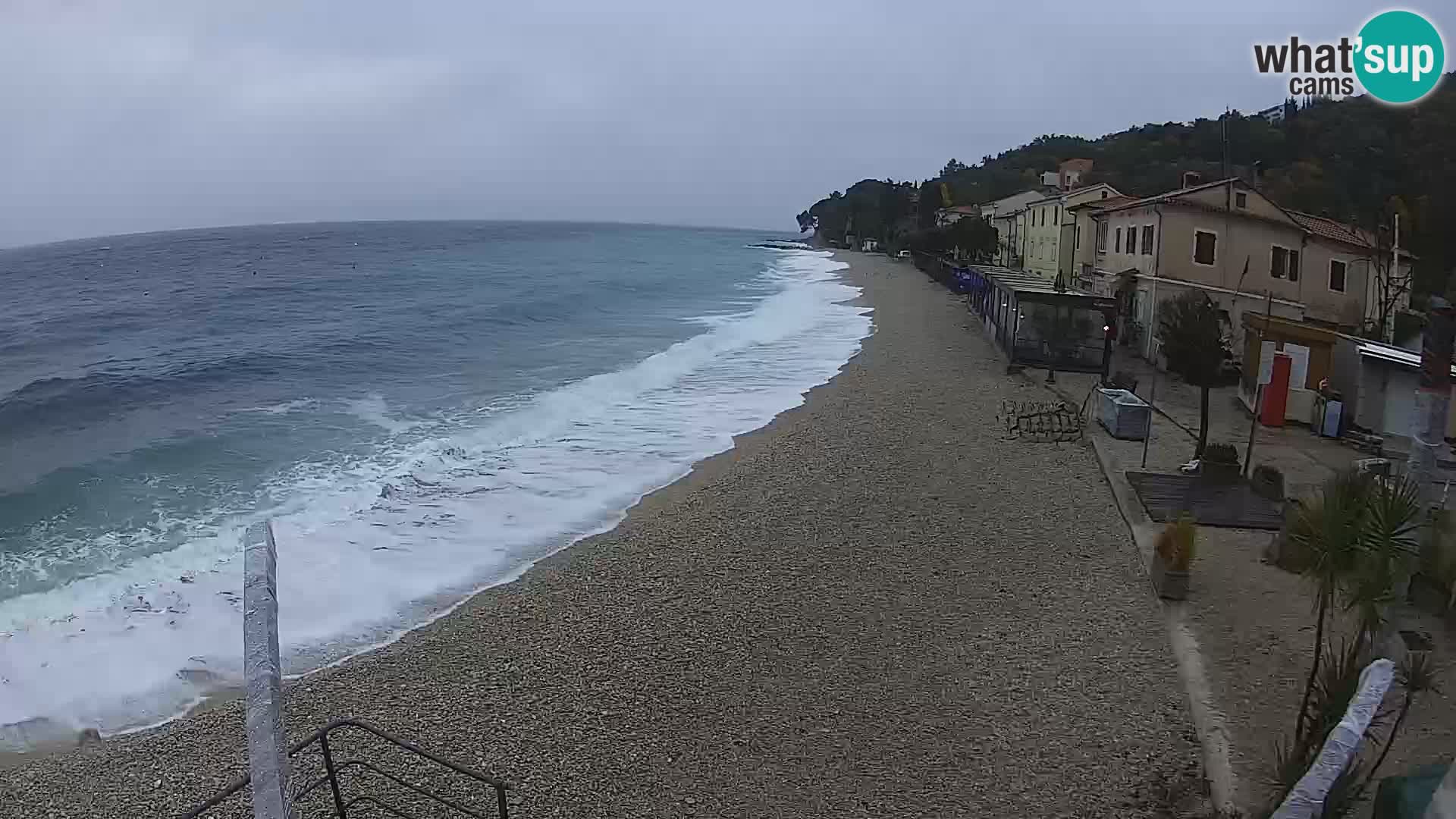 Kamera v živo Mošćenička Draga – plaža