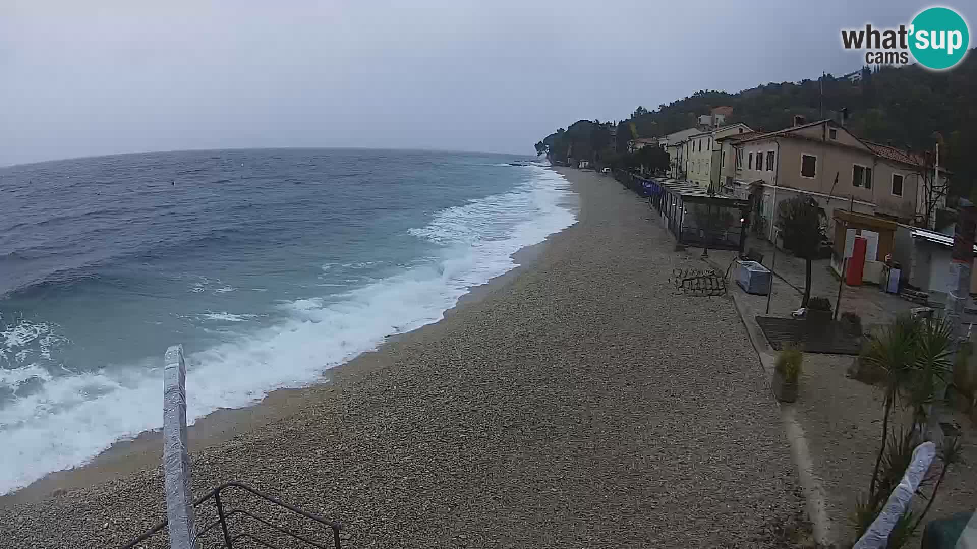 Livecam Draga di Moschiena – spiaggia