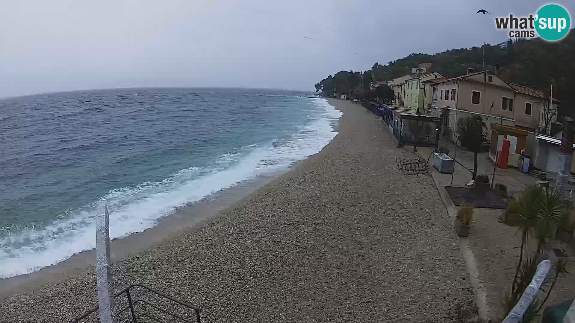 Livecam Draga di Moschiena – spiaggia