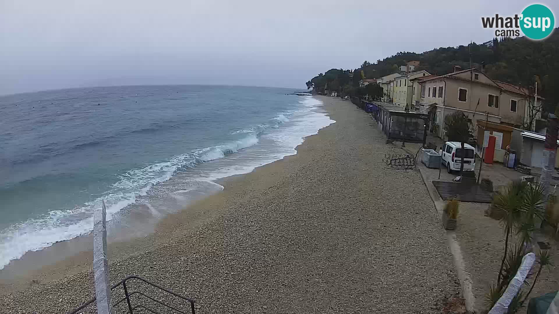 Livecam Draga di Moschiena – spiaggia