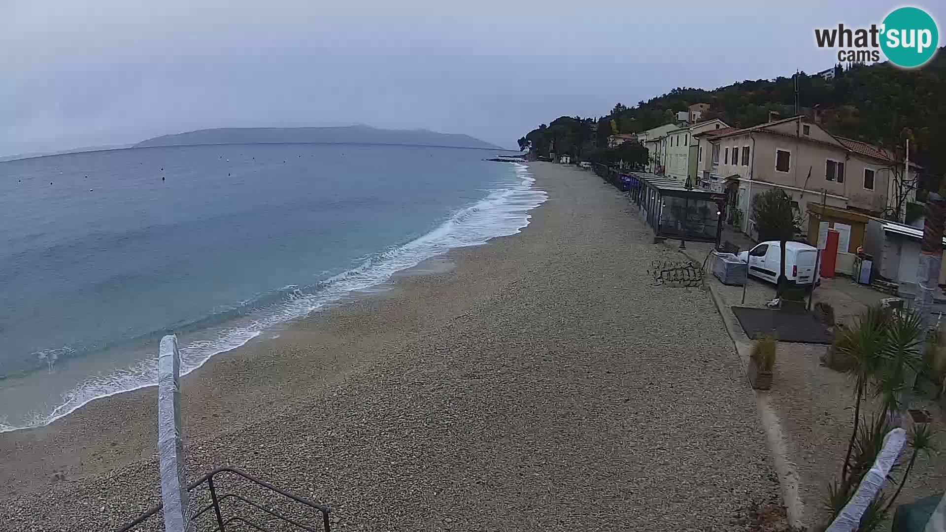 Livecam Draga di Moschiena – spiaggia