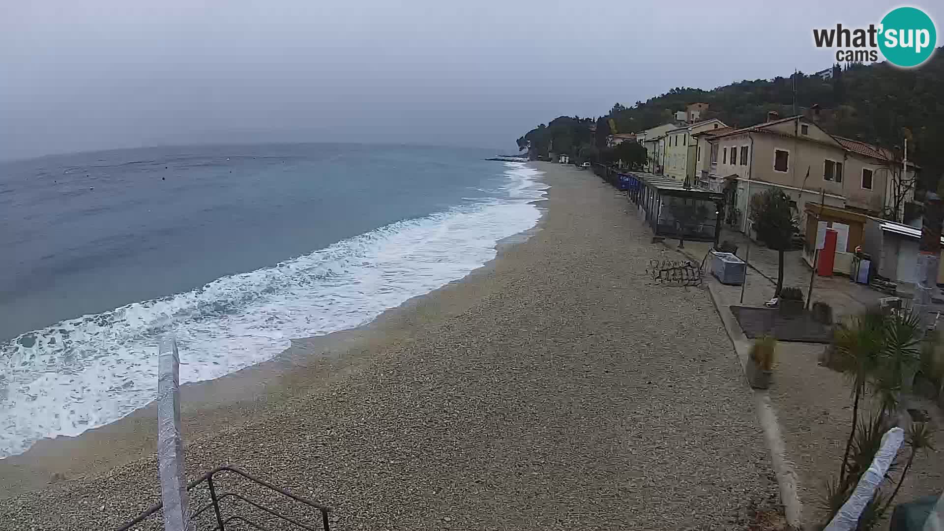 Webcam Mošćenička Draga – Strand