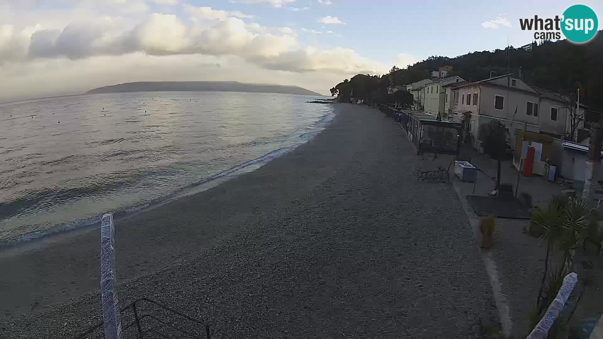 Webcam Mošćenička Draga – Strand