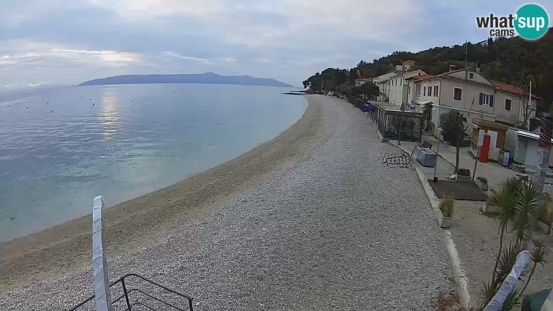 Livecam Draga di Moschiena – spiaggia