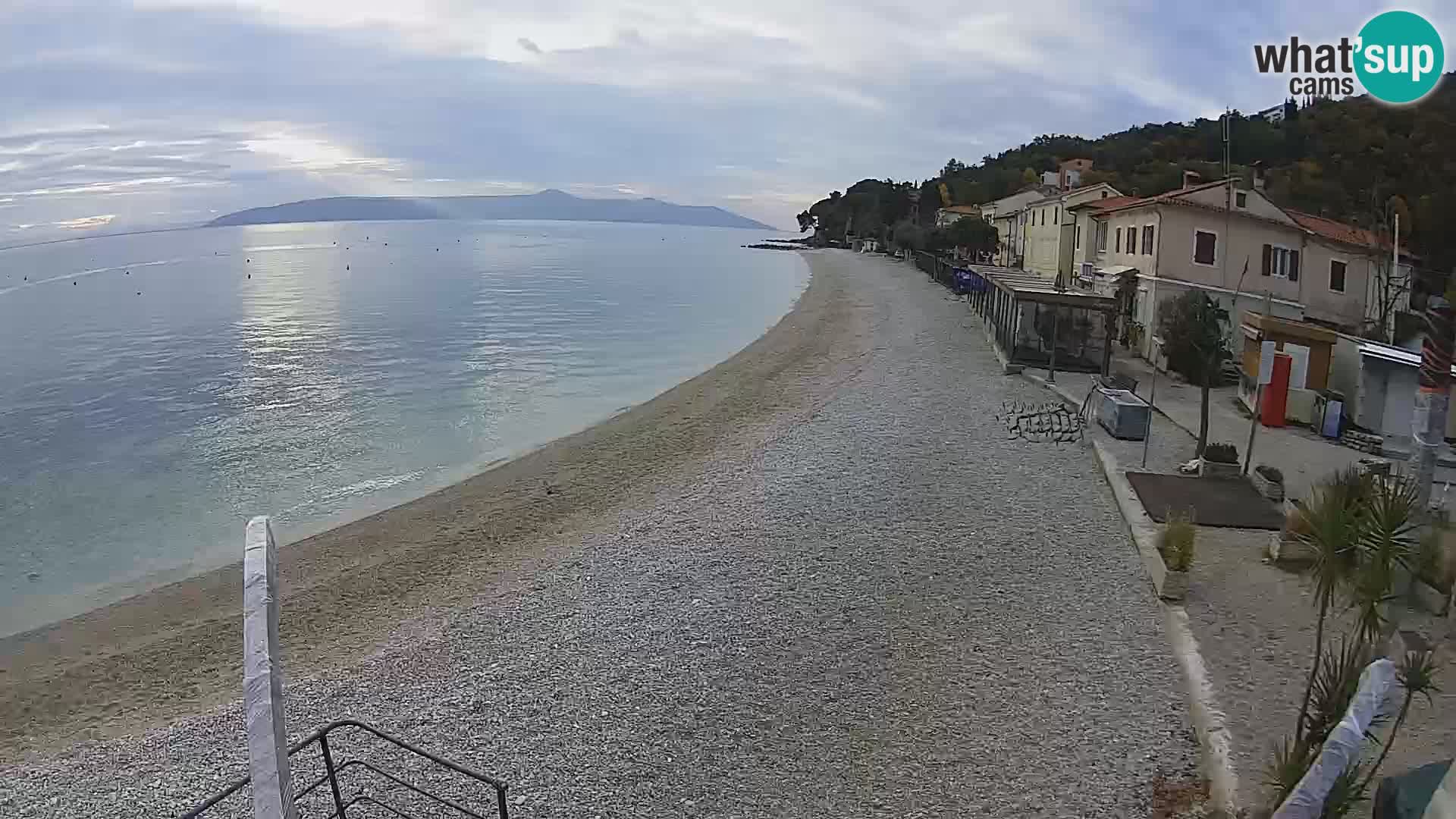 Livecam Draga di Moschiena – spiaggia