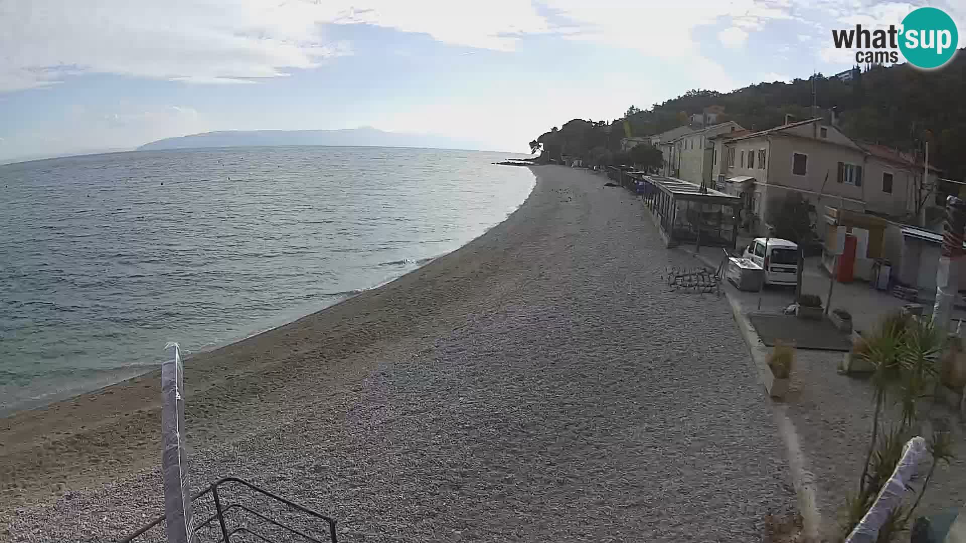 Livecam Draga di Moschiena – spiaggia