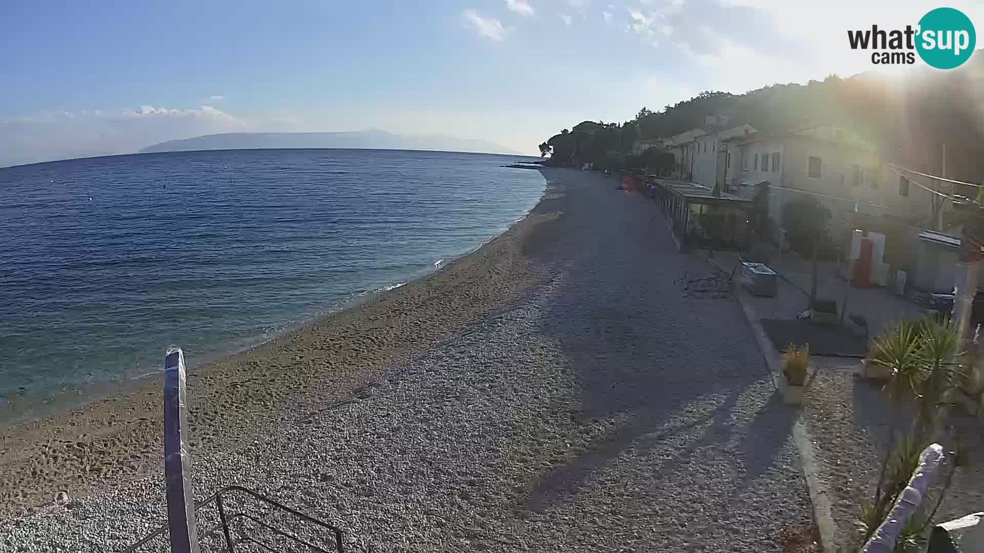 Livecam Draga di Moschiena – spiaggia