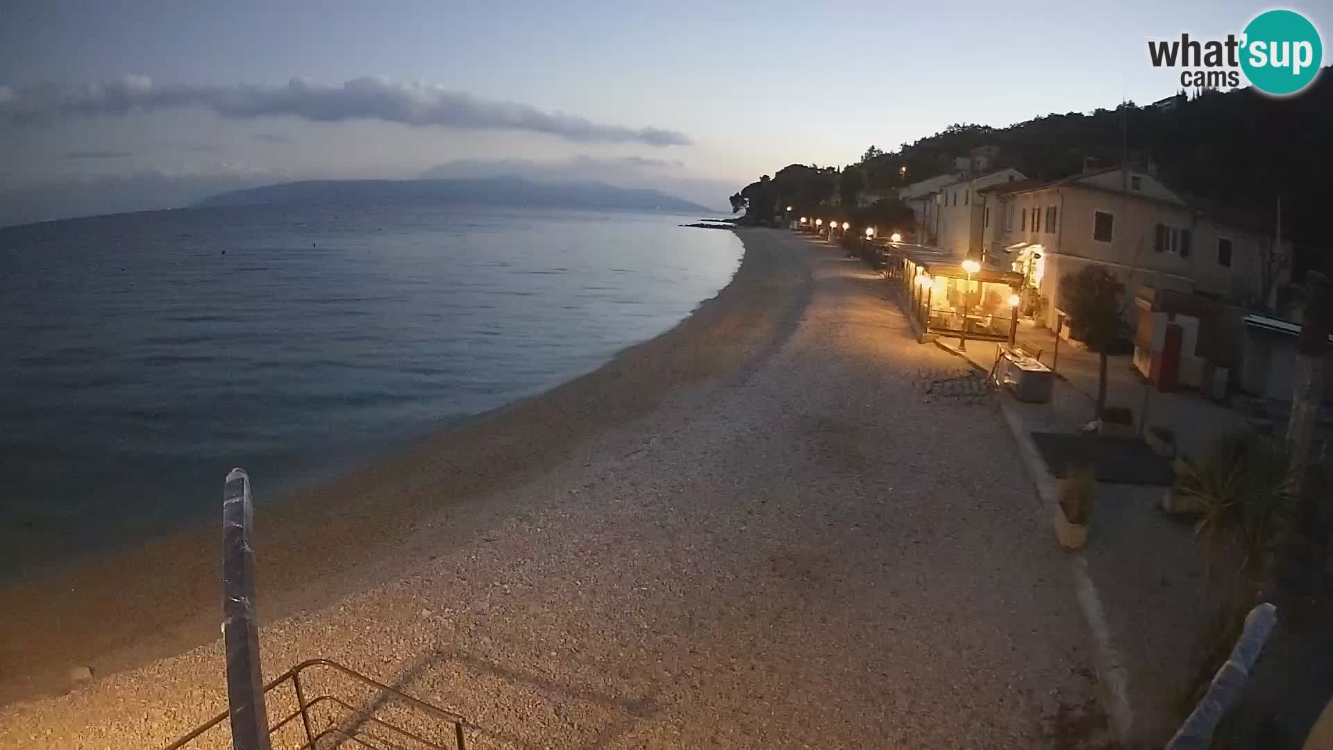 Livecam Draga di Moschiena – spiaggia