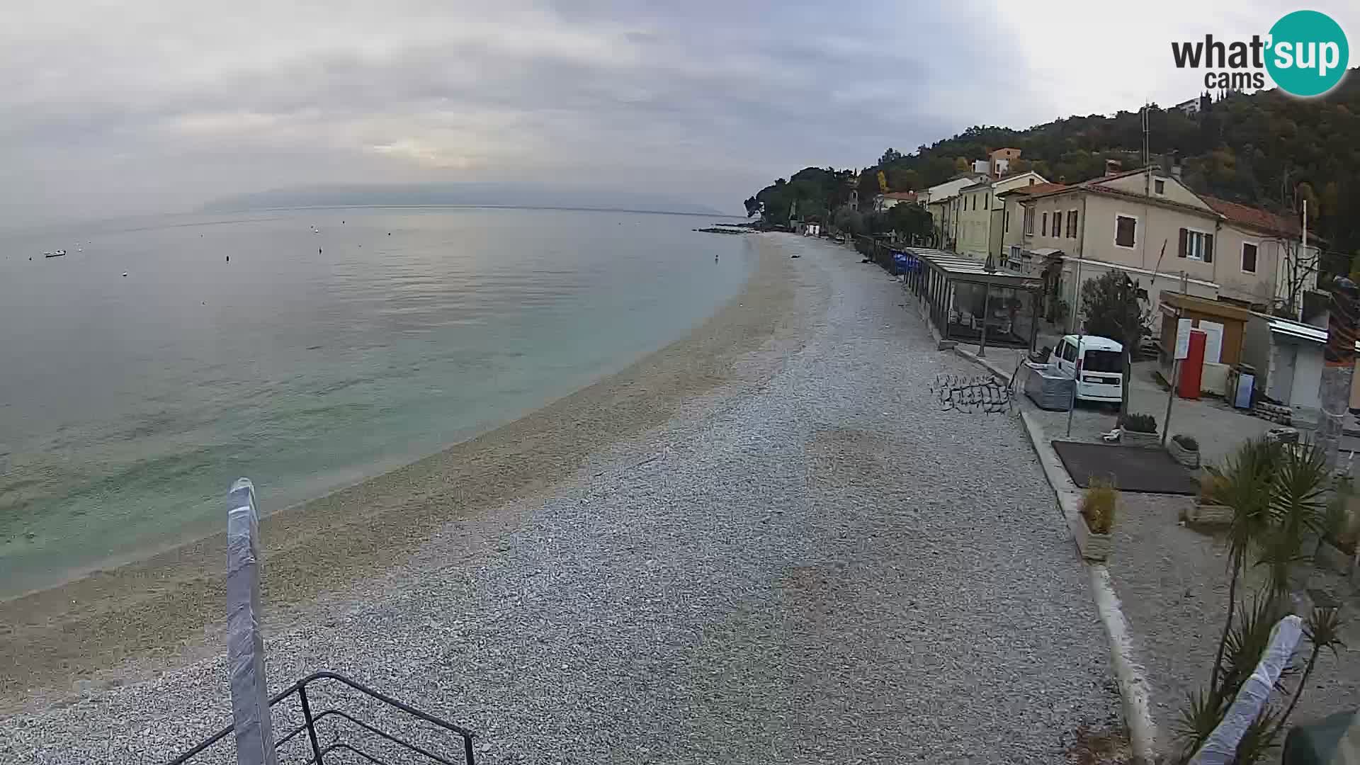 Livecam Draga di Moschiena – spiaggia