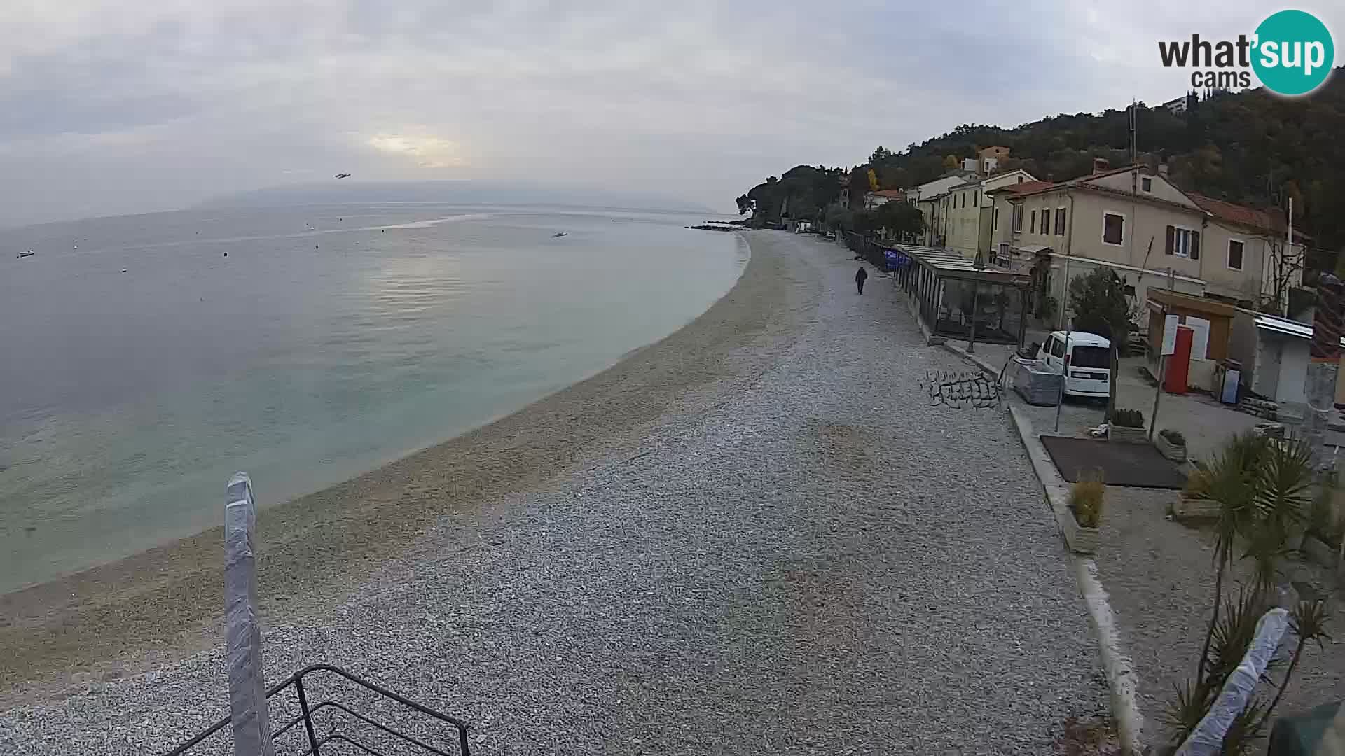 Livecam Draga di Moschiena – spiaggia