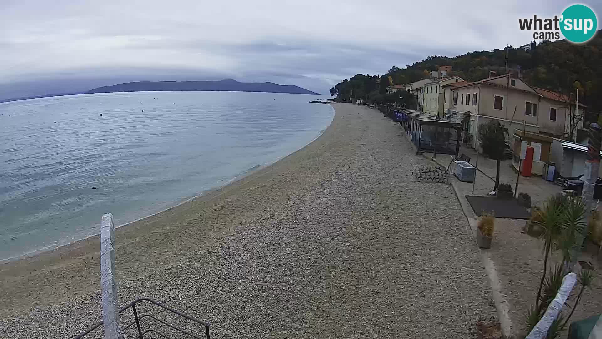 Livecam Draga di Moschiena – spiaggia