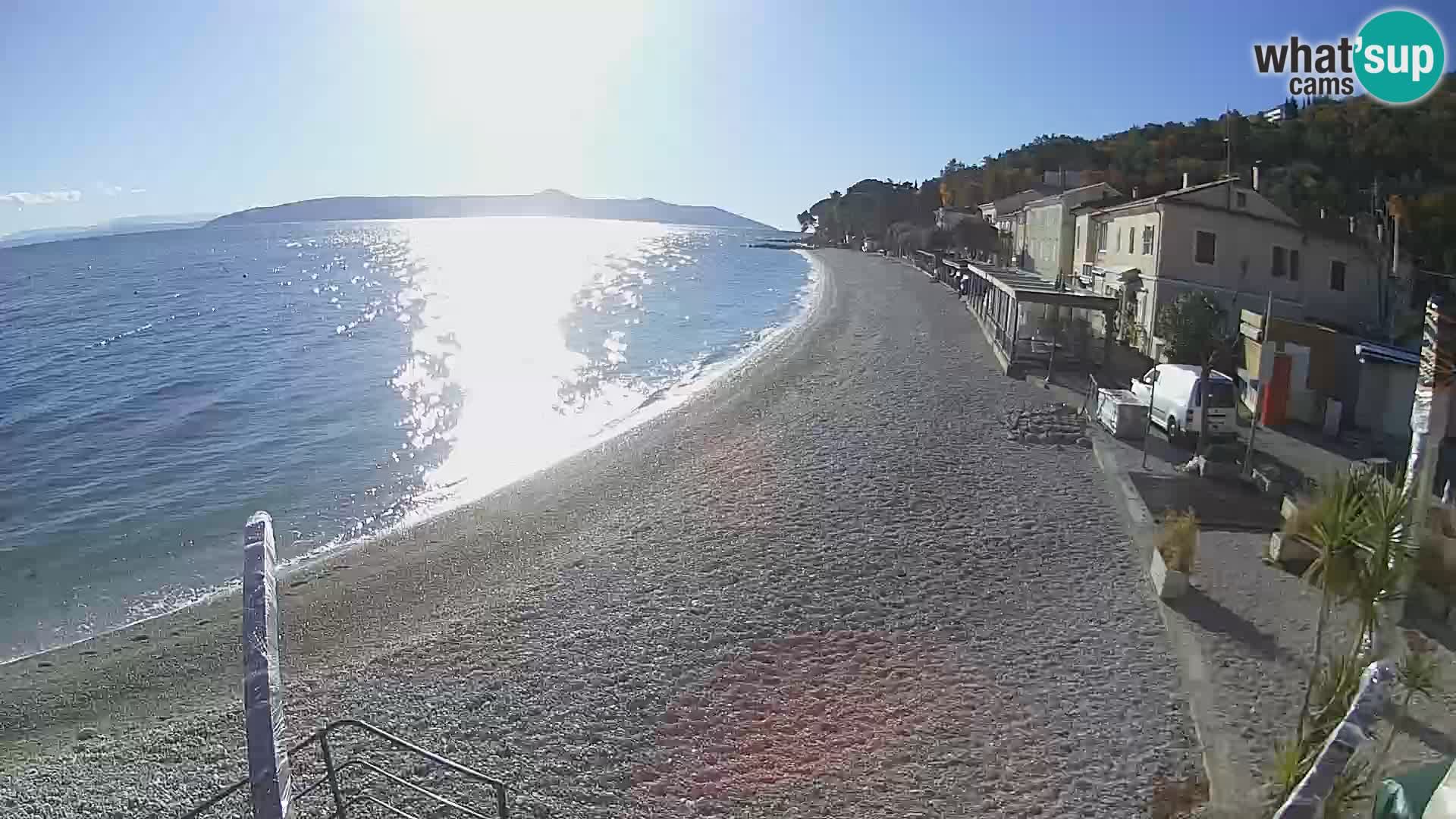 Livecam Draga di Moschiena – spiaggia