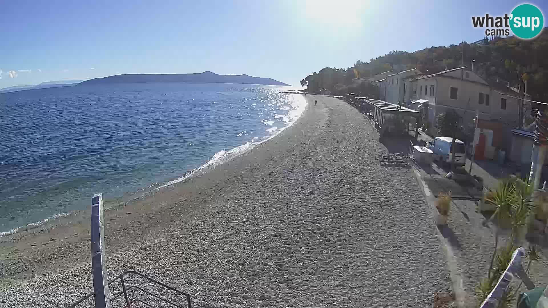 Webcam Mošćenička Draga – Strand