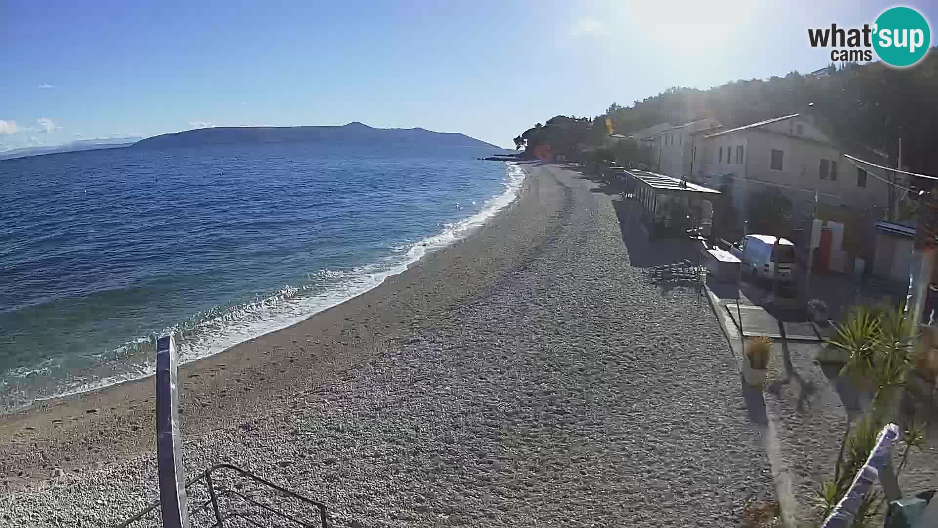 Kamera v živo Mošćenička Draga – plaža