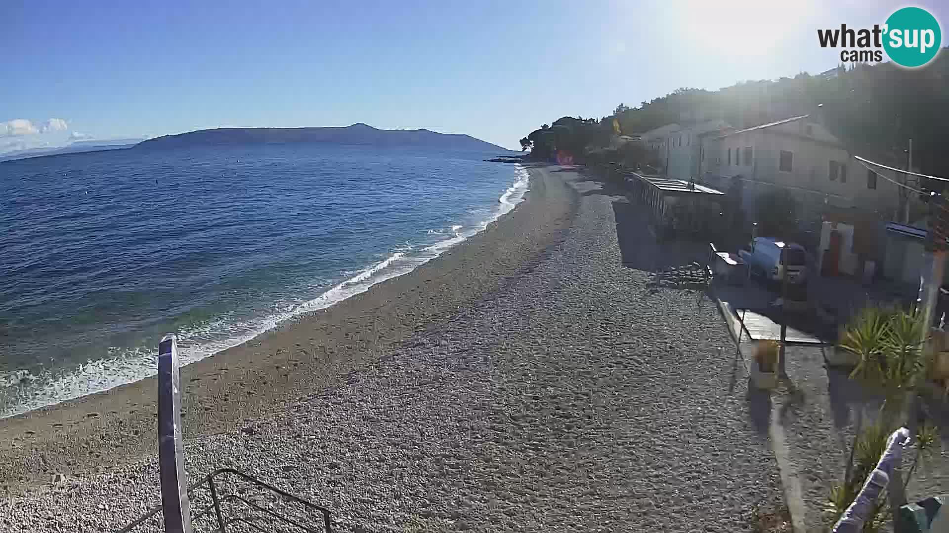 Livecam Draga di Moschiena – spiaggia