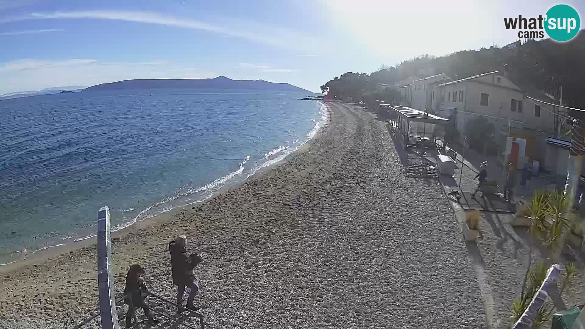 Mošćenička Draga webcam beach