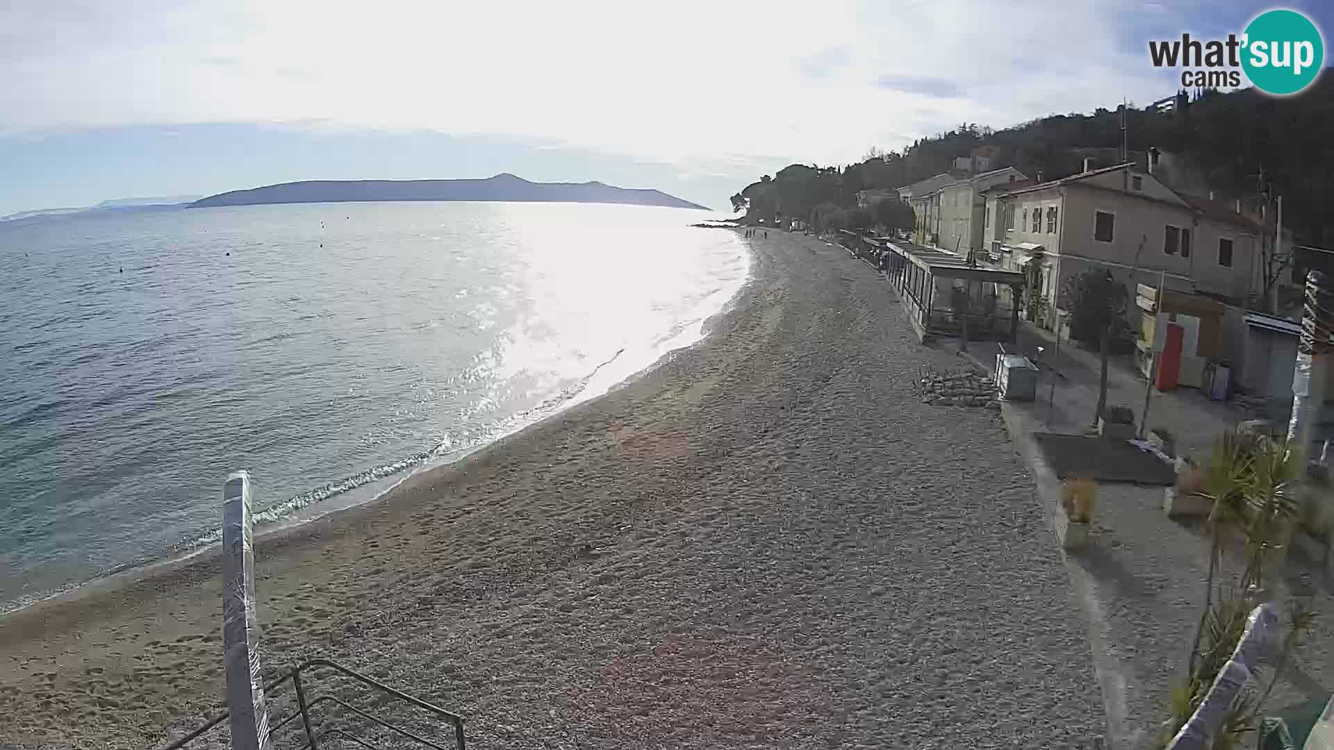 Mošćenička Draga webcam beach