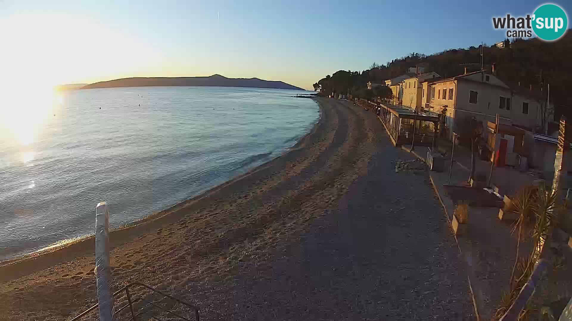 Mošćenička Draga webcam beach