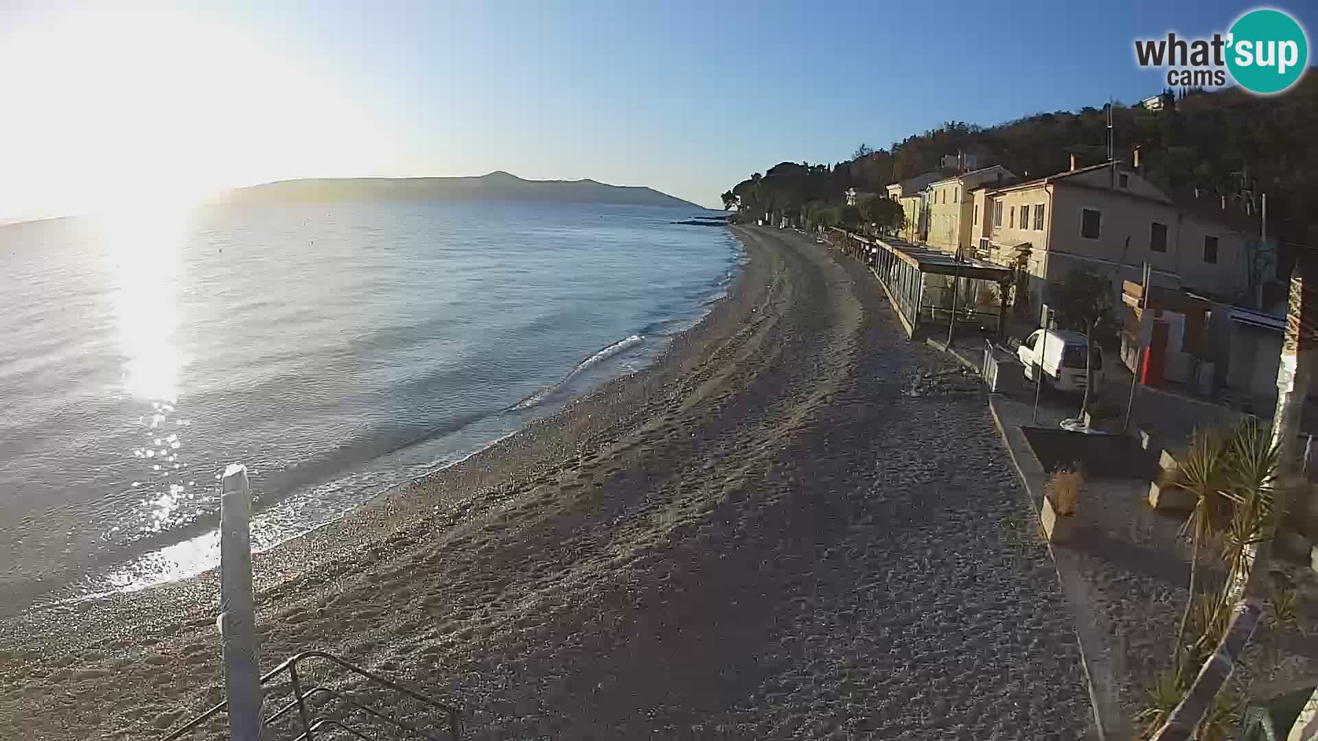 Mošćenička Draga webcam beach