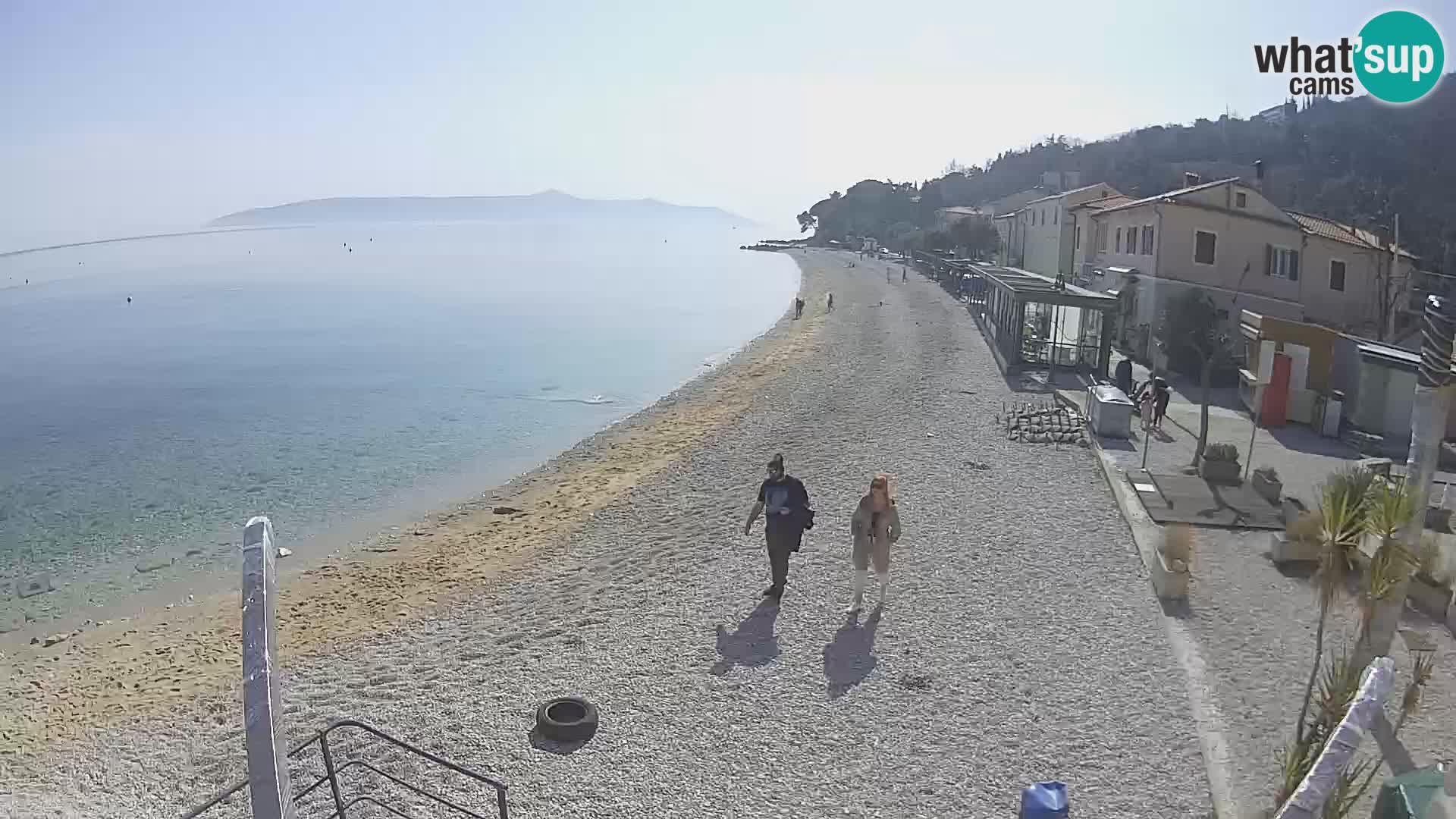 Livecam Draga di Moschiena – spiaggia